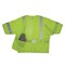 Ergodyne Breakaway Safety Vest, Polyester, Lime, Size S/M 8315BA - alternate 4